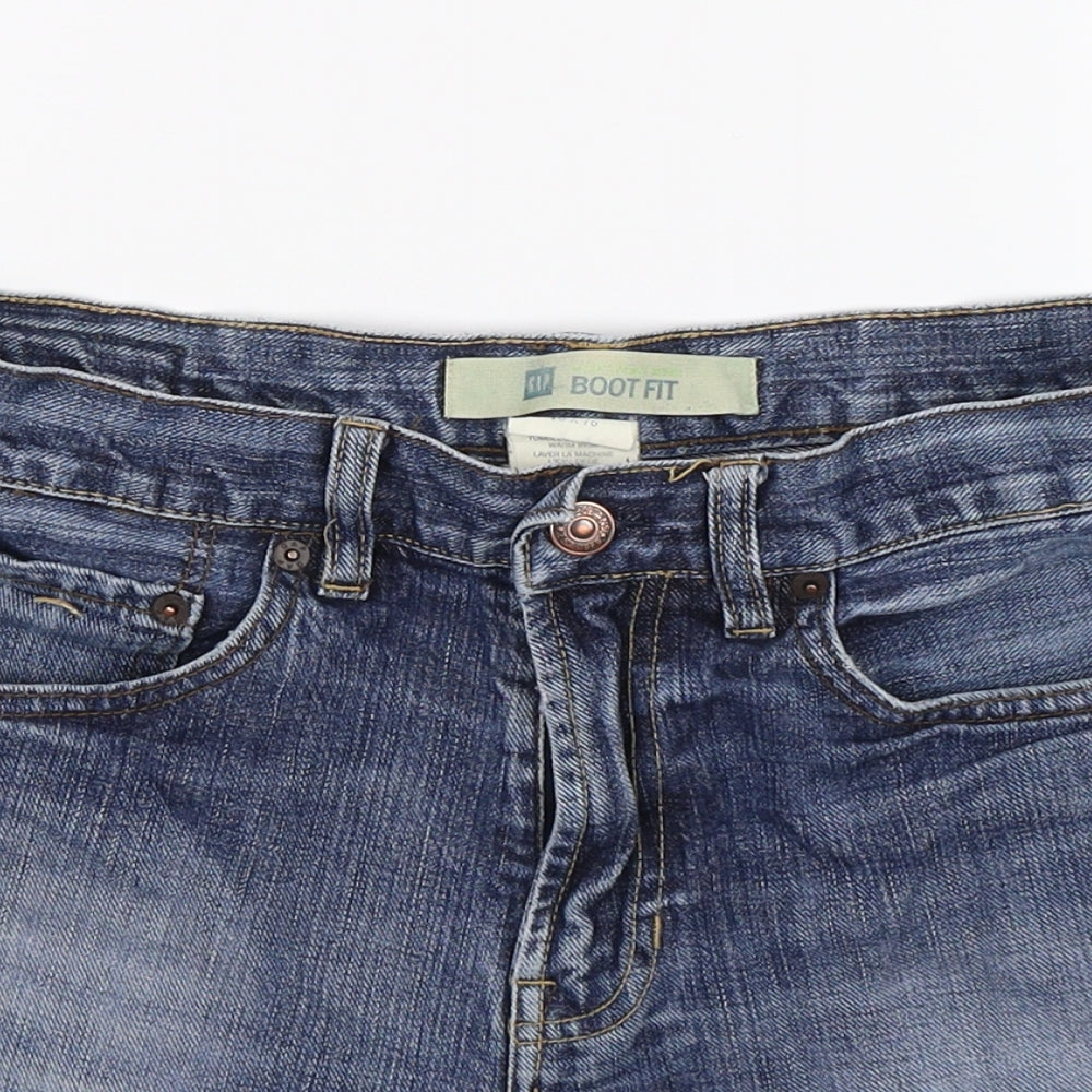 Gap Womens Blue  Denim Cut-Off Shorts Size 12
