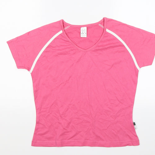 gym issue Womens Pink   Basic T-Shirt Size 12