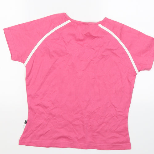 gym issue Womens Pink   Basic T-Shirt Size 12