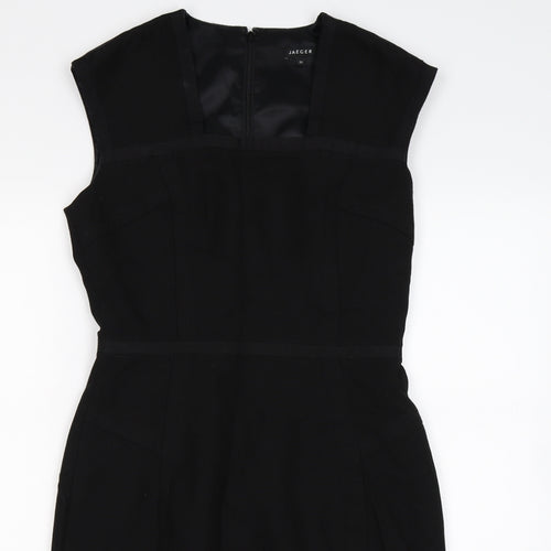 Jeager Womens Black   Pencil Dress  Size 10
