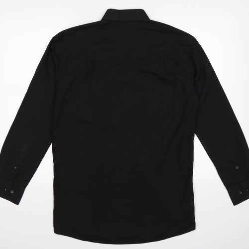 George Mens Black    Dress Shirt Size 14.5