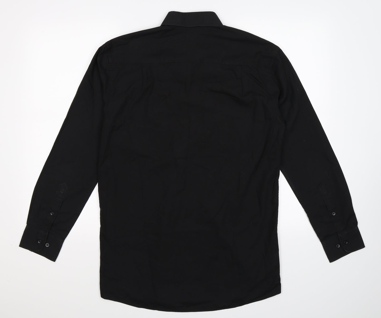 George Mens Black    Dress Shirt Size 14.5