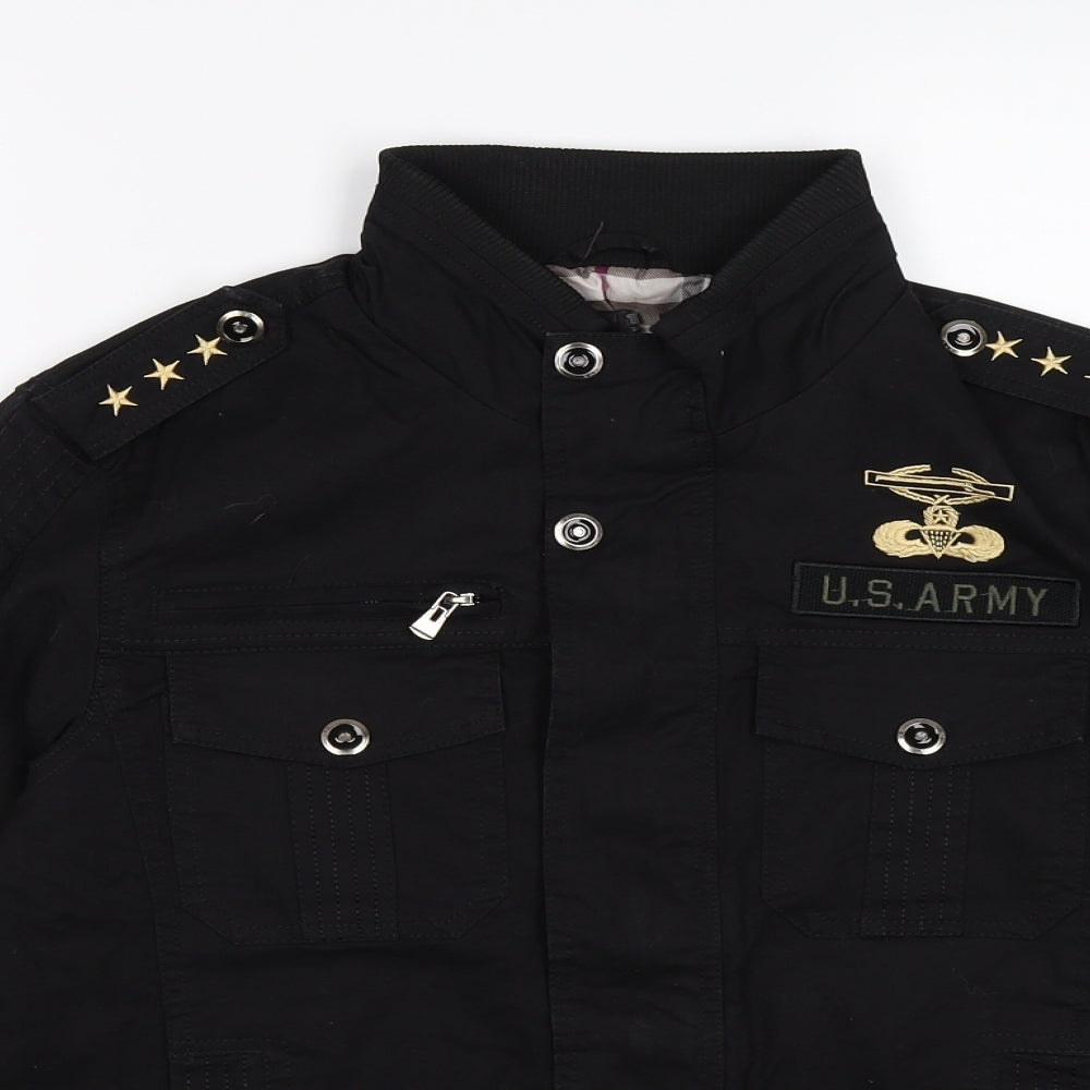 Preworn Mens Black   Jacket  Size S  - military US Army