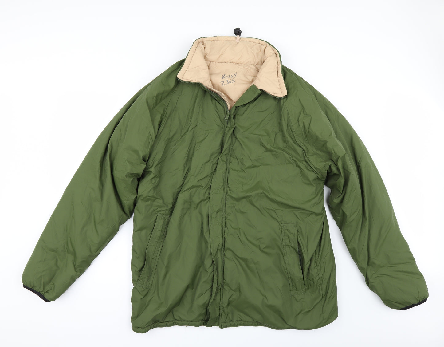 Preworn Mens Green   Anorak Coat Size L