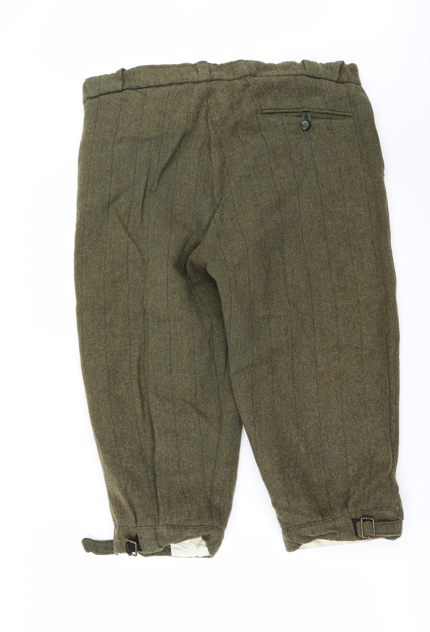 Barbour Mens Green   Cropped Trousers Size 36 L27 in