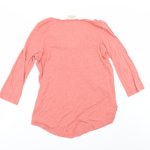 NEXT Womens Orange   Basic T-Shirt Size 8