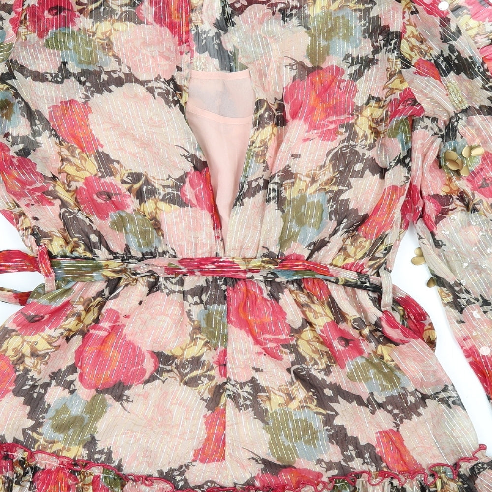 River Island` Womens Multicoloured Flecked  Leotard One-Piece Size 10