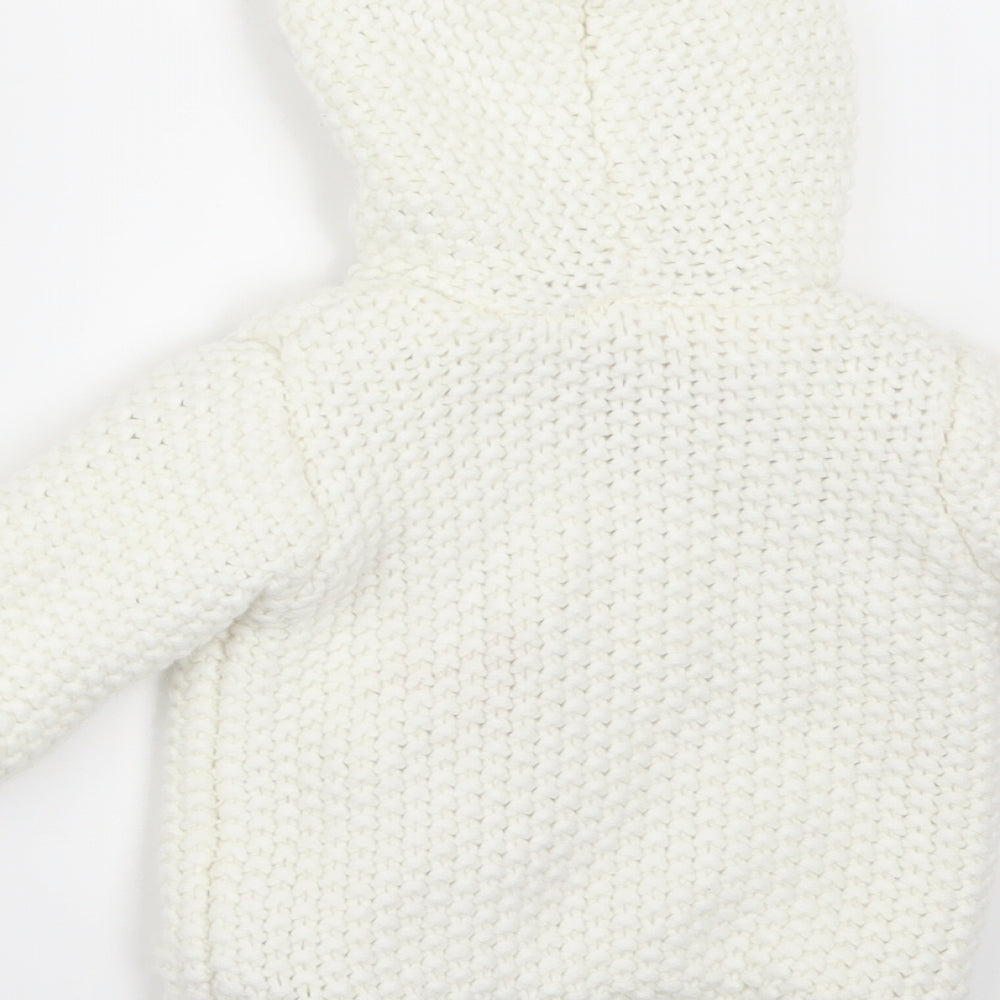 George Baby White   Cardigan Jumper Size 3-6 Months
