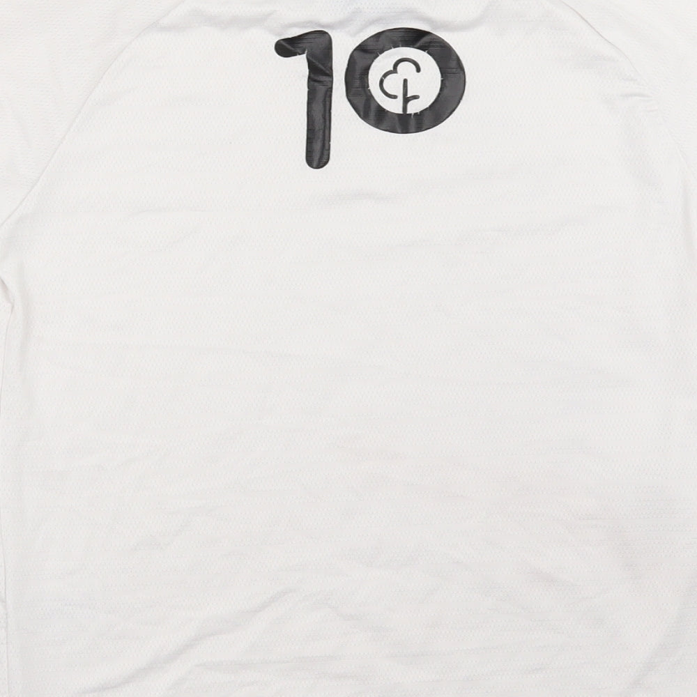 PARKRUN Girls White   Basic T-Shirt Size 9-10 Years