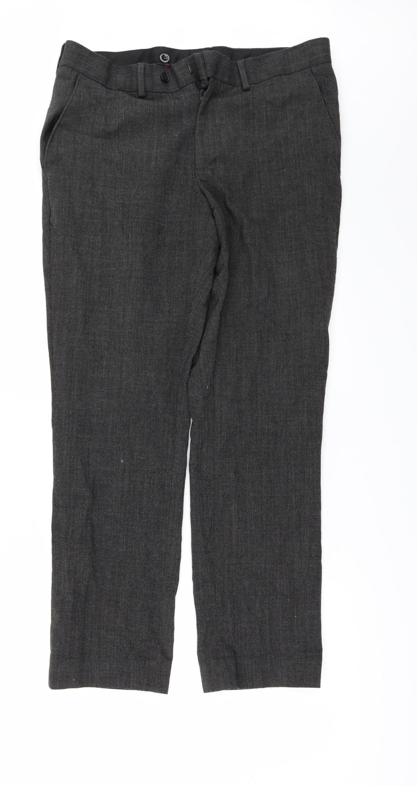 Preworn Mens Grey   Trousers  Size 34 L34 in