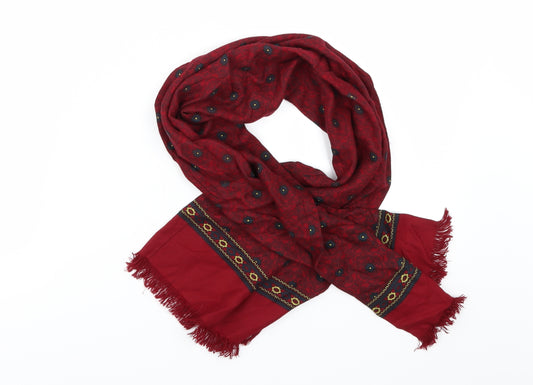 Tootal Mens Red Geometric  Scarf  One Size