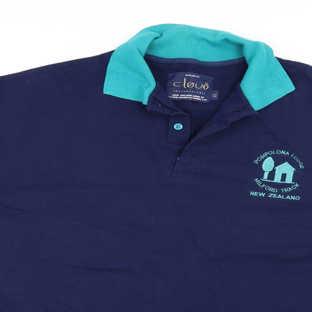 CLOUD Mens Blue    Polo Size XL  - New Zealand