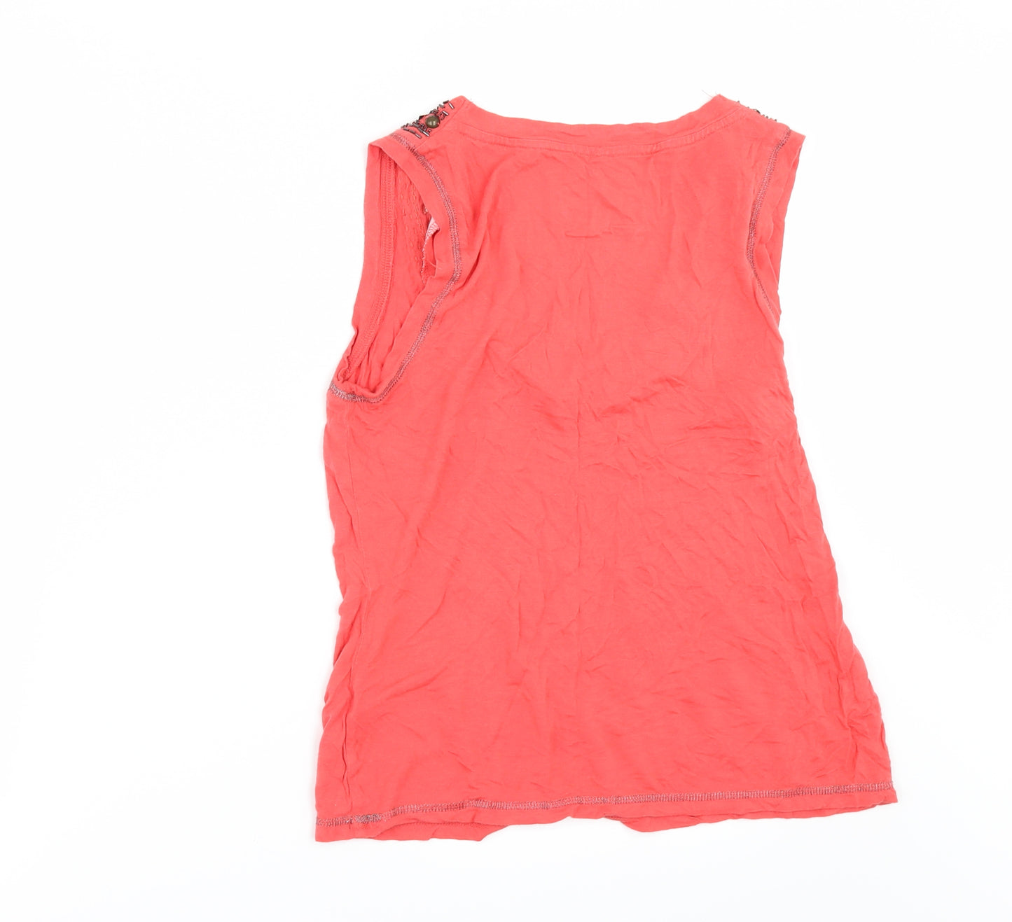 Butterfly Womens Red   Basic T-Shirt Size 14
