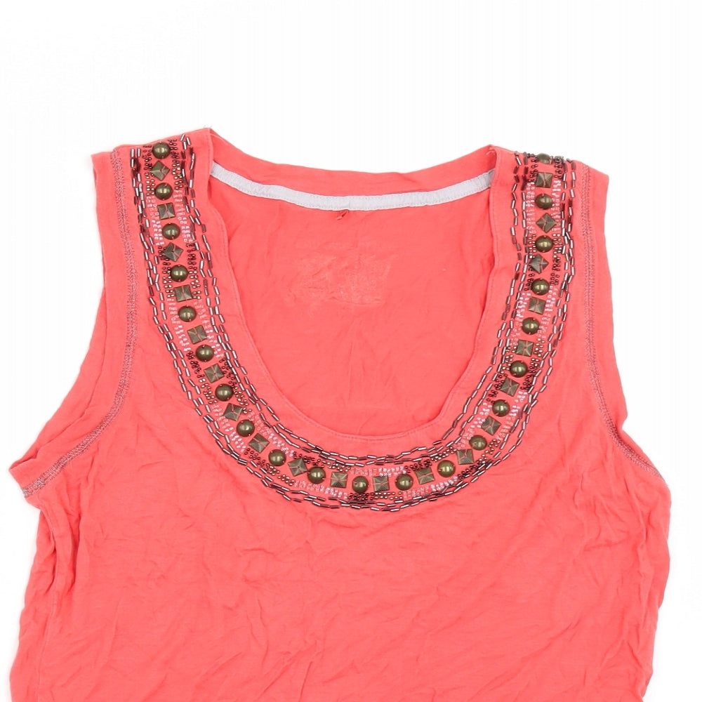 Butterfly Womens Red   Basic T-Shirt Size 14