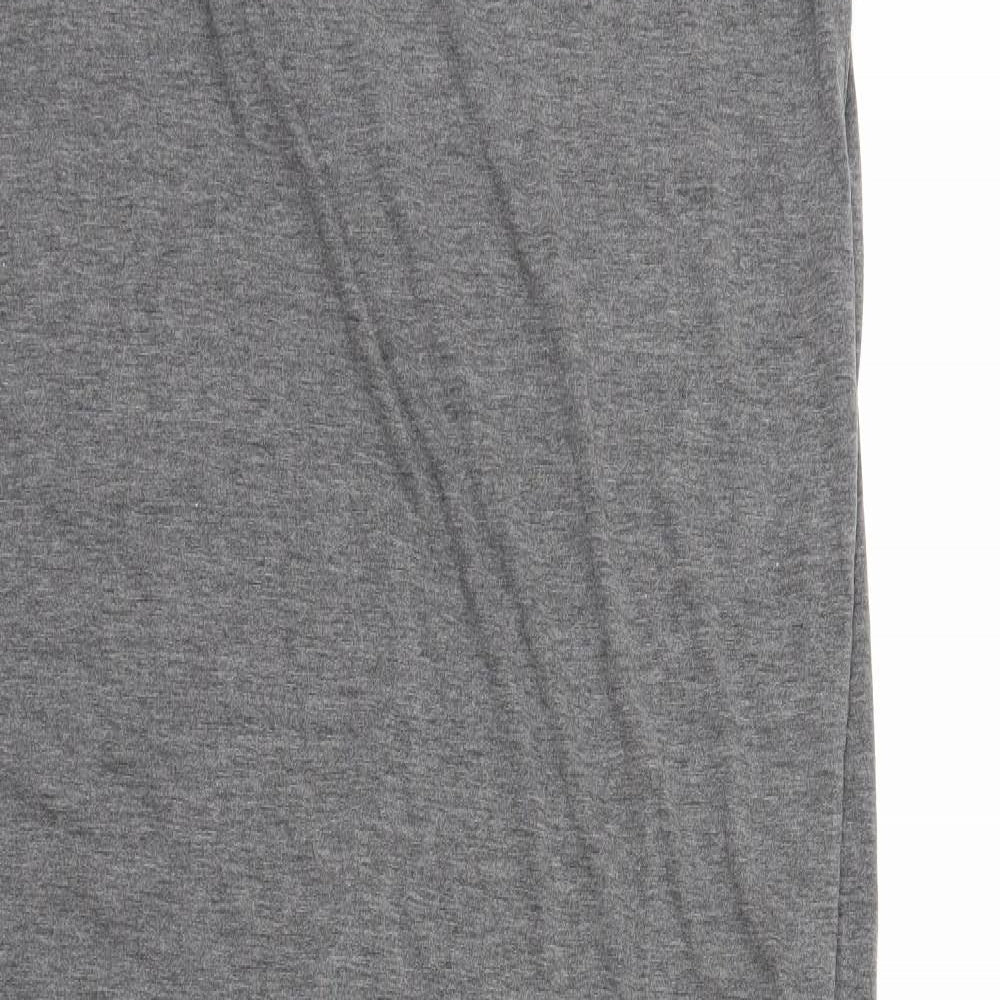 Boohoo Womens Grey   T-Shirt Dress  Size 14