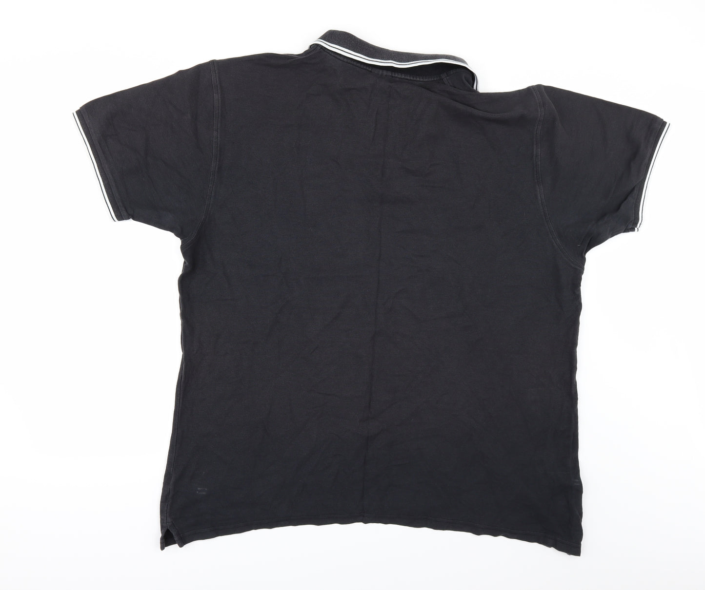 Fruit of the Loom Mens Black    Polo Size 3XL