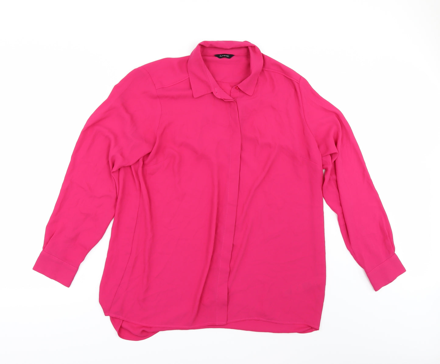 Autograph Womens Pink   Tunic Button-Up Size 14