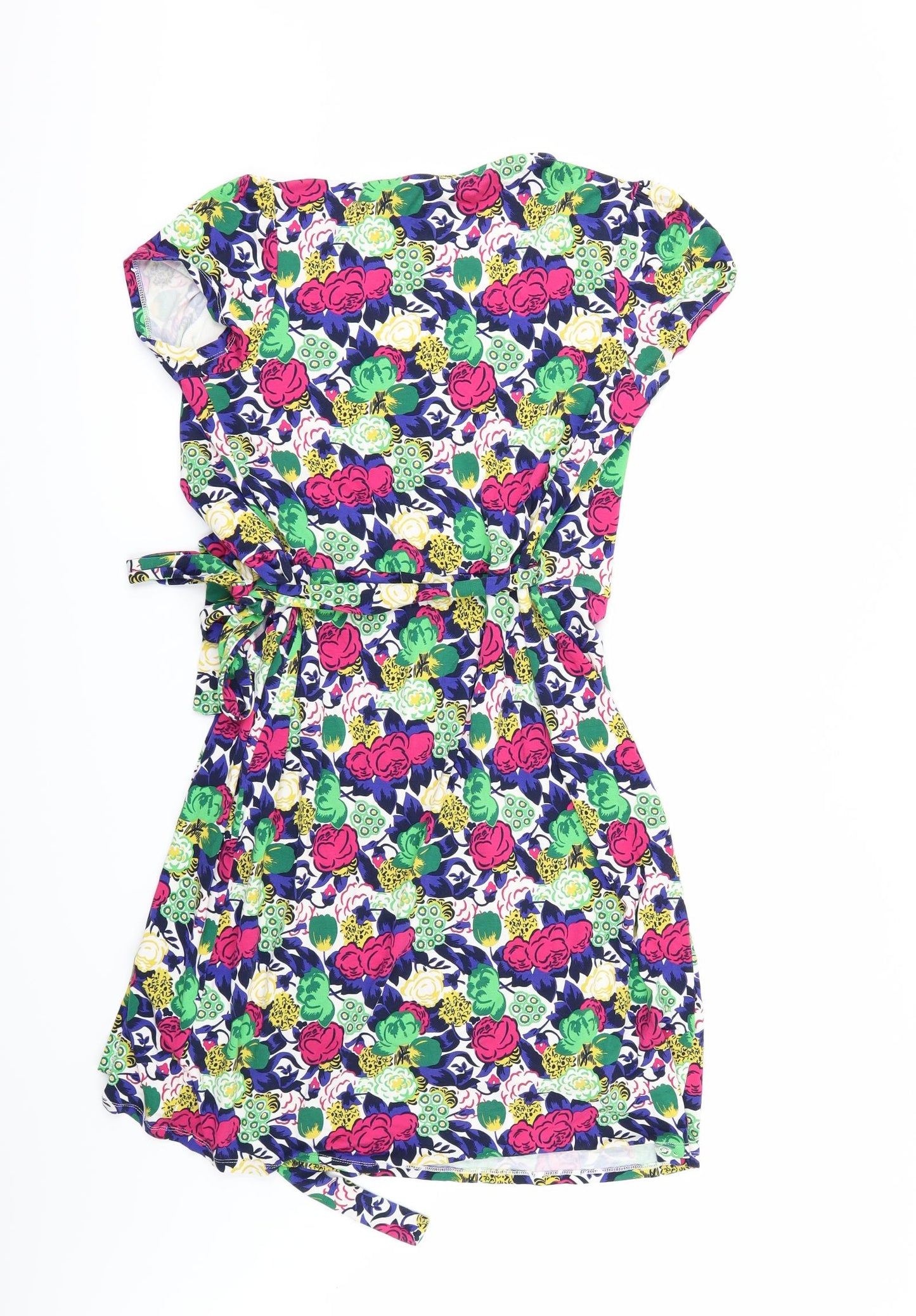 Boden Womens Multicoloured Floral  Wrap Dress  Size 14