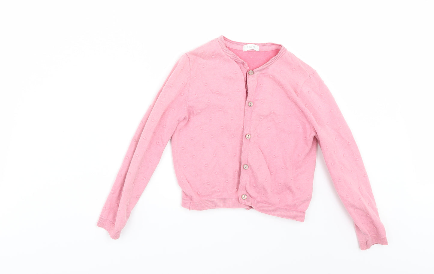 NEXT Girls Pink   Cardigan Jumper Size 3-4 Years