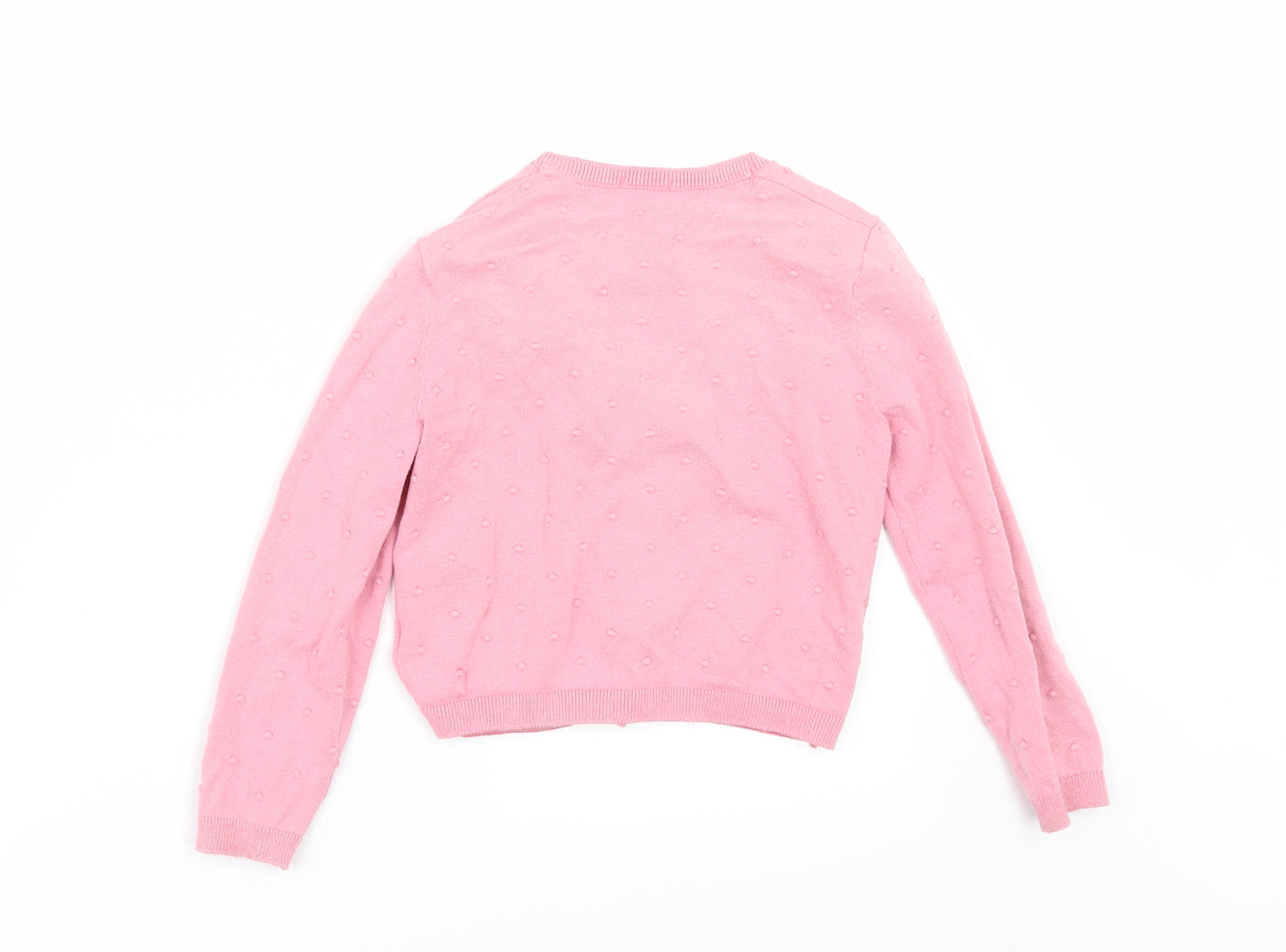 NEXT Girls Pink   Cardigan Jumper Size 3-4 Years