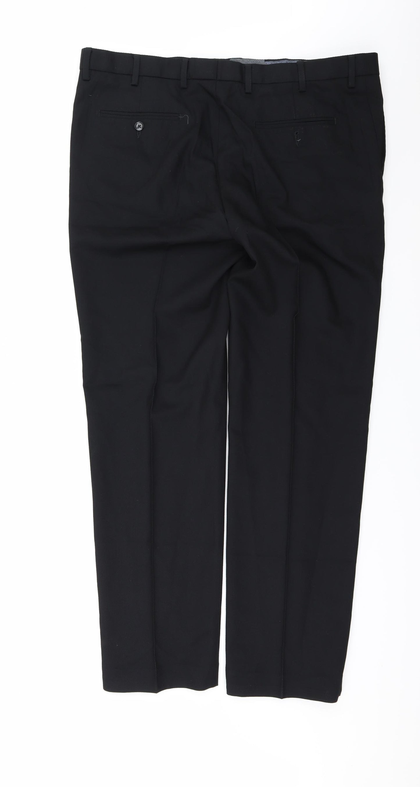 Marks and Spencer Mens Black   Trousers  Size 38 L33 in