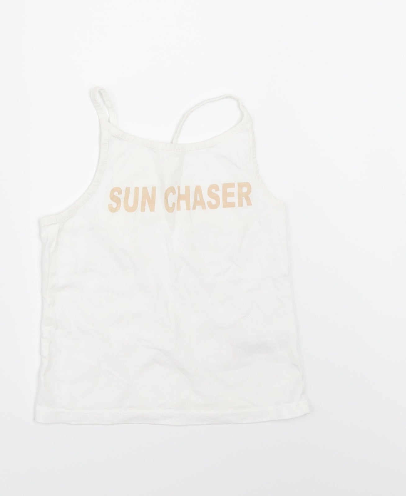 NEXT Girls White   Basic T-Shirt Size 5 Years
