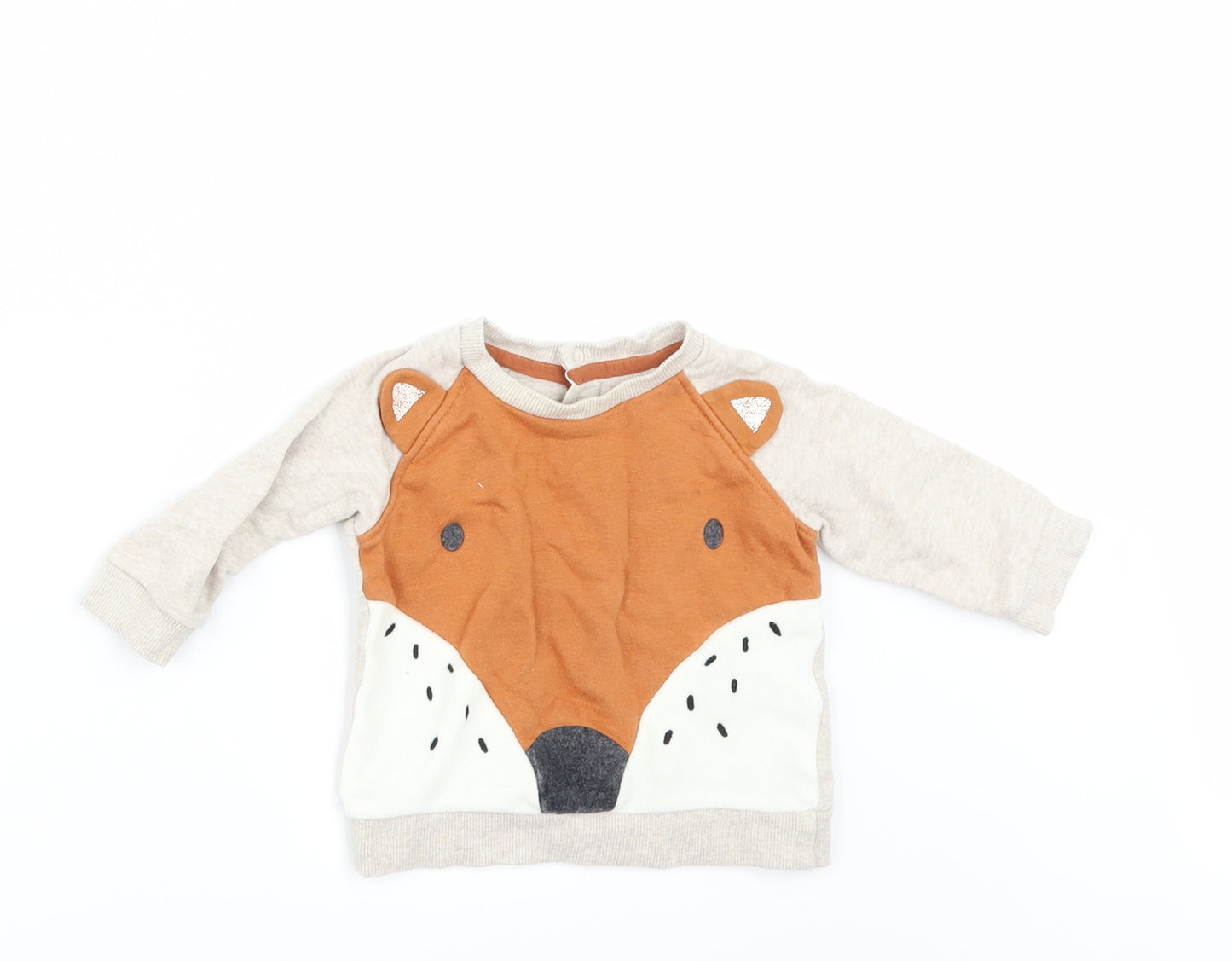 F&F Baby Beige   Basic T-Shirt Size 3-6 Months