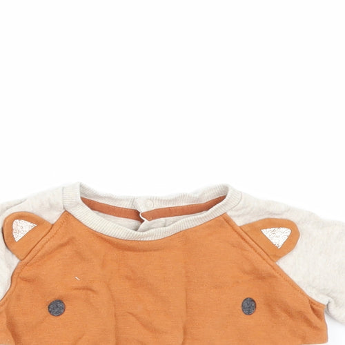 F&F Baby Beige   Basic T-Shirt Size 3-6 Months