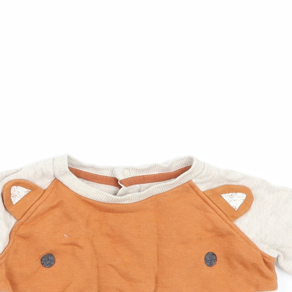 F&F Baby Beige   Basic T-Shirt Size 3-6 Months