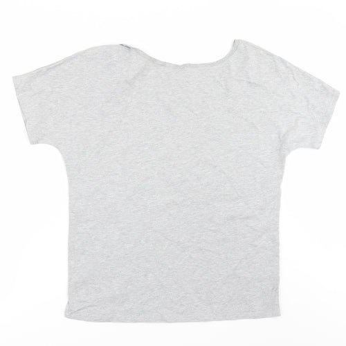 Bella + Canvas Womens Grey   Basic T-Shirt Size S