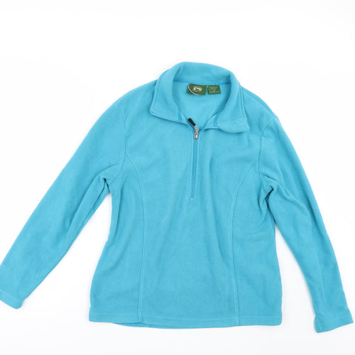 STILL WATER Womens Blue  Fleece Jacket  Size L
