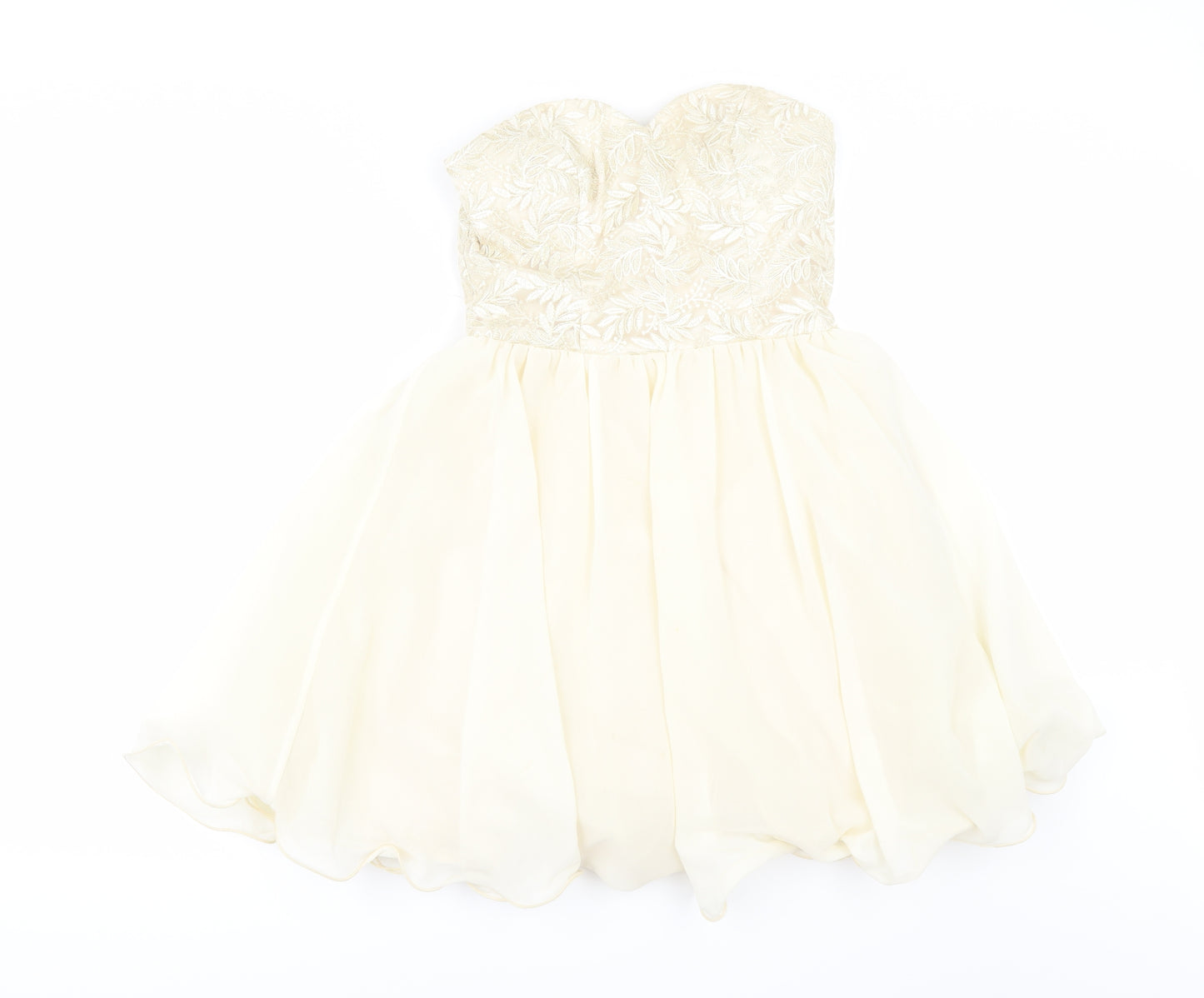 CHI CHI LONDON Womens Ivory   Ball Gown  Size 8