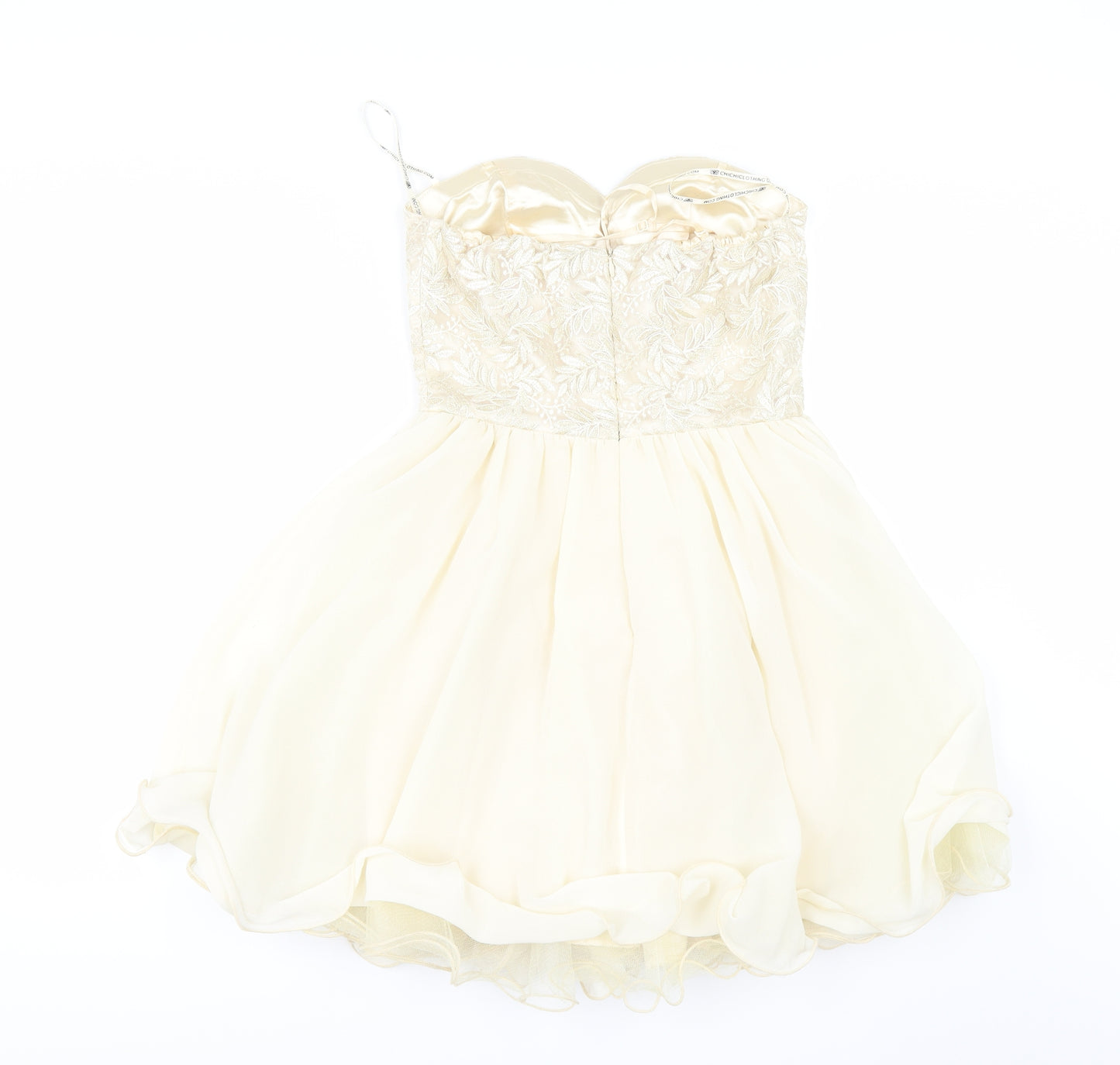 CHI CHI LONDON Womens Ivory   Ball Gown  Size 8