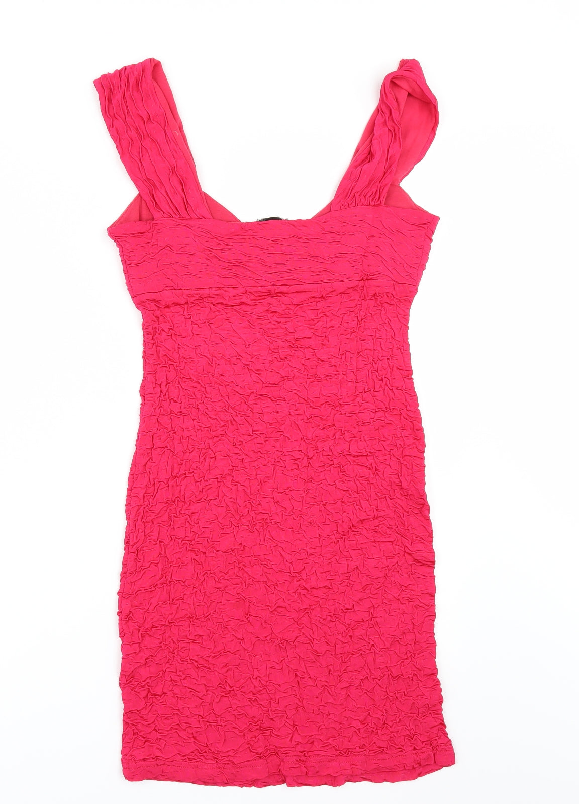 River Island Womens Pink  Rayon Bodycon  Size 8
