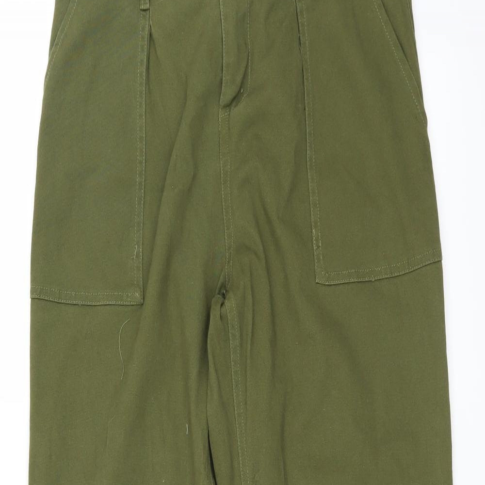 Fashion Nova Womens Green   Trousers  Size M L27.5 in
