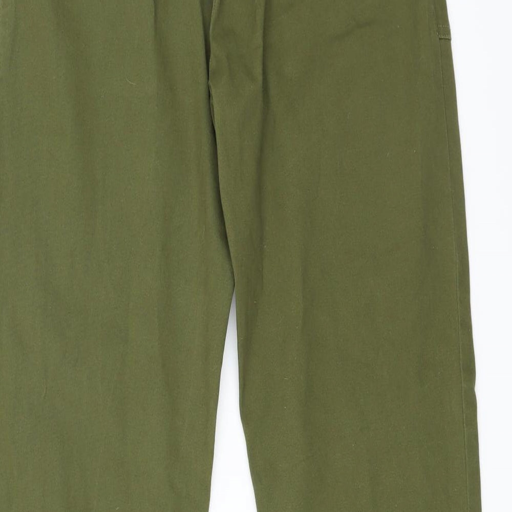 Fashion Nova Womens Green   Trousers  Size M L27.5 in