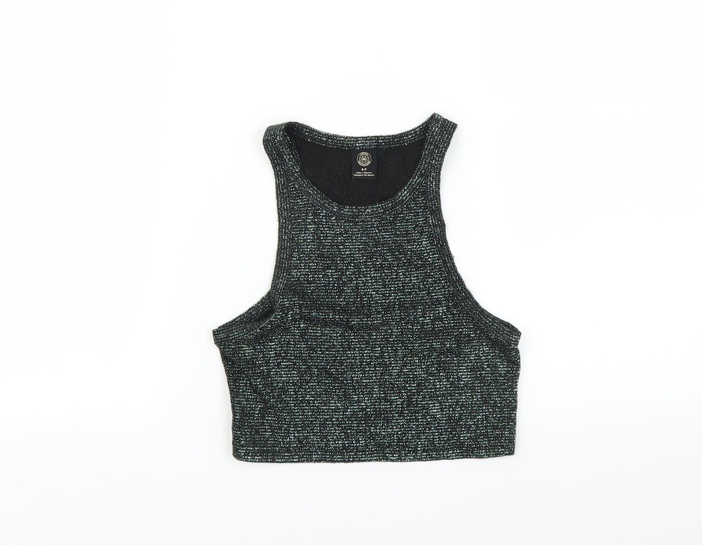 Urban Outfitters Womens Green   Basic Tank Size S  - CROPPED
