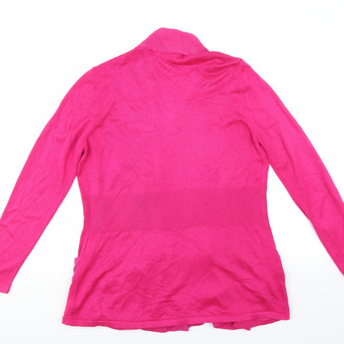 Marks and Spencer Womens Pink   Cardigan Jumper Size 14
