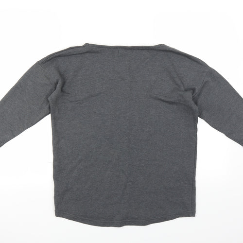 ESMARA Womens Grey   Pullover Sweatshirt Size S
