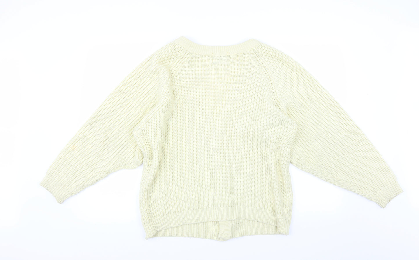 Concept Womens Yellow   Cardigan Jumper Size M