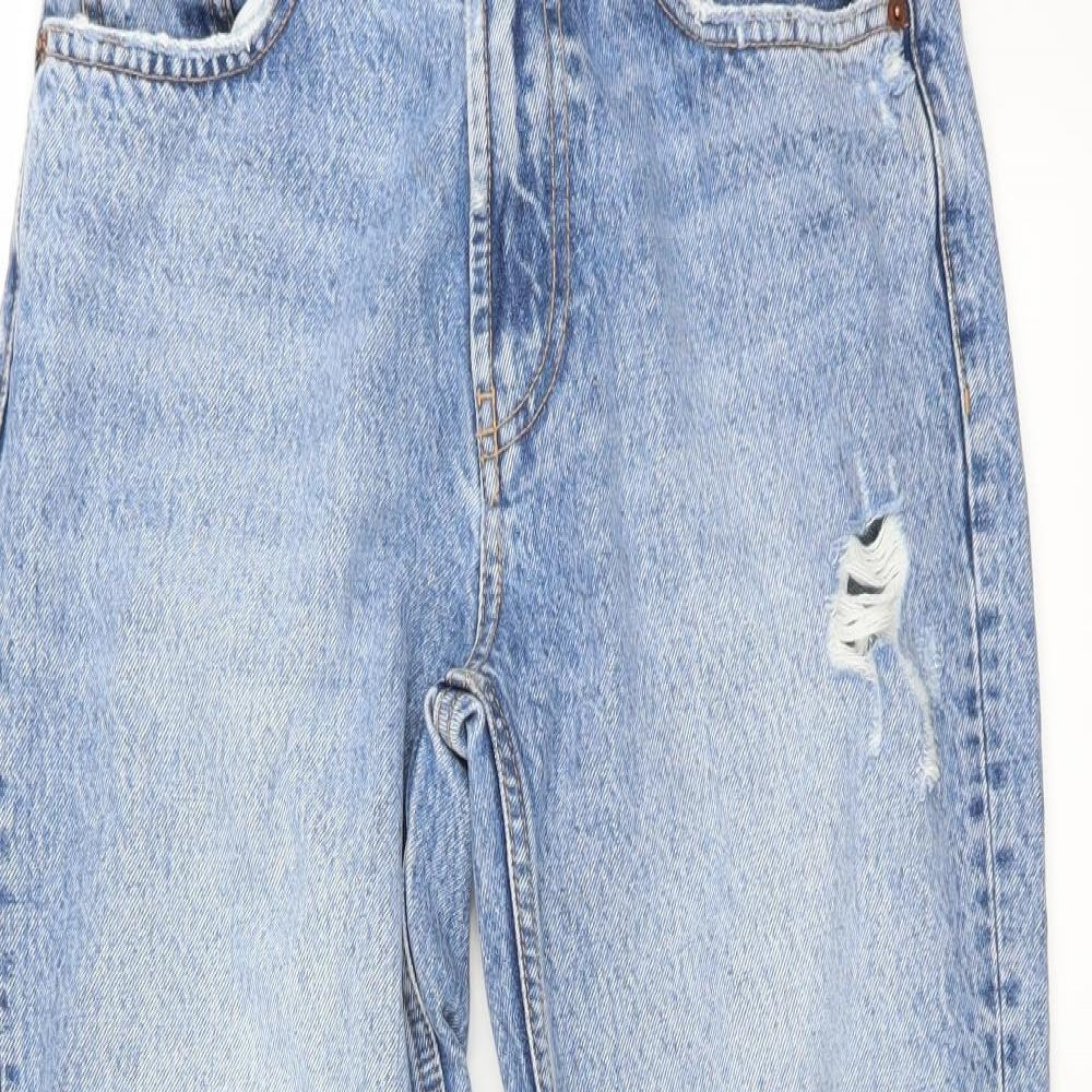 Zara Womens Blue   Mom Jeans Size 10 L27 in