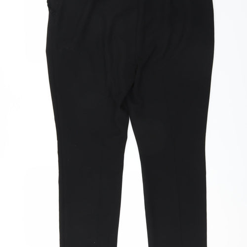 Matalan Womens Black   Trousers  Size 16 L28 in