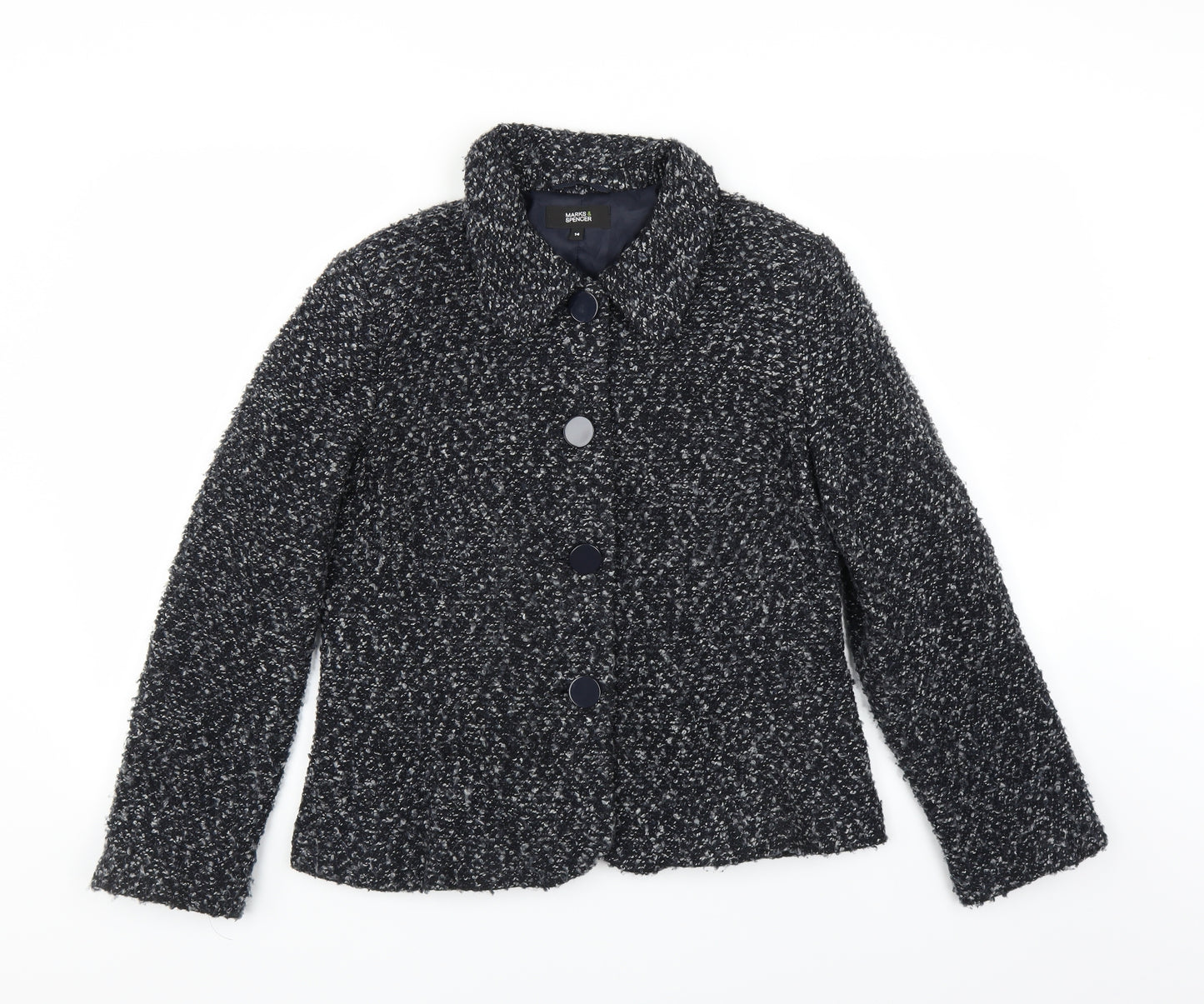 Marks and Spencer Womens Blue   Jacket  Size 14