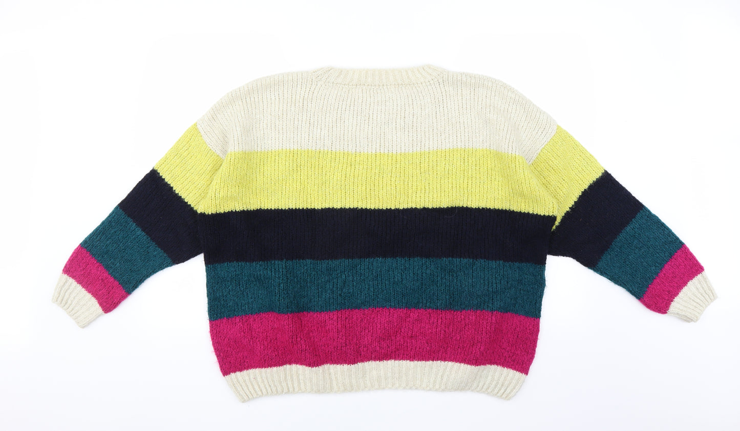 Sainsburys Womens Multicoloured Striped  Pullover Jumper Size 22