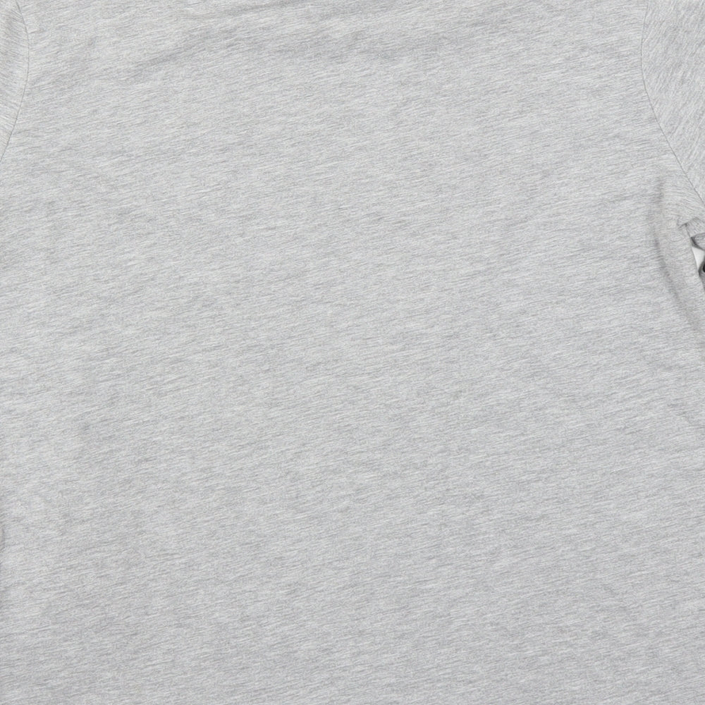 Dorothy Perkins Womens Grey   Basic T-Shirt Size 12  - Floral embroidery