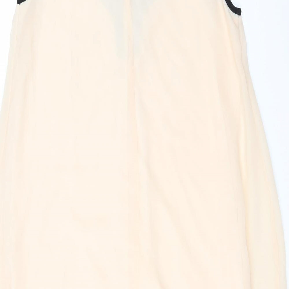 Julien Macdonald Womens Pink   Trapeze & Swing  Size 10  - Dipped hem