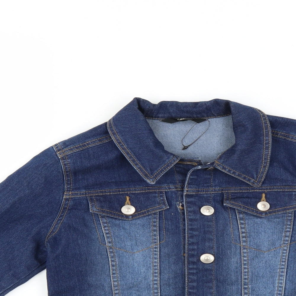 George Girls Blue  Denim Jacket  Size 11-12 Years