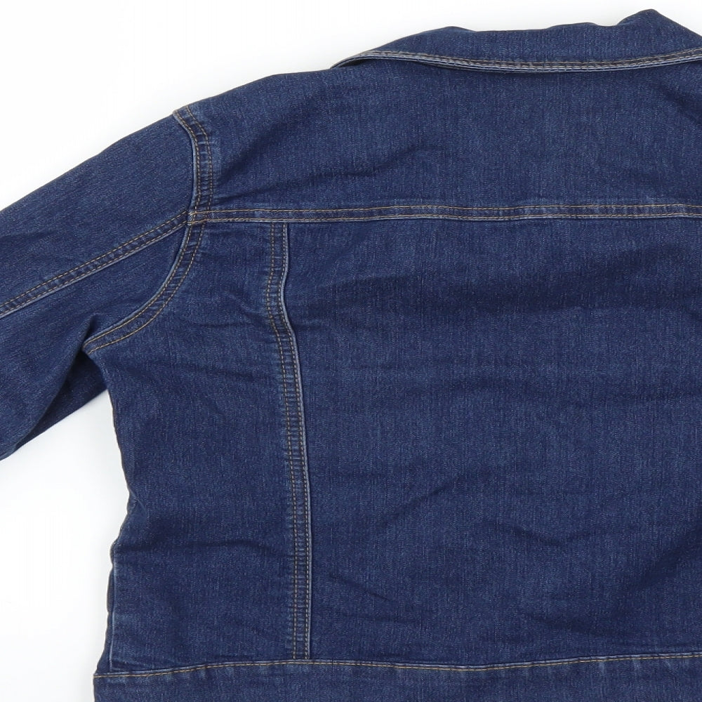 George Girls Blue  Denim Jacket  Size 11-12 Years