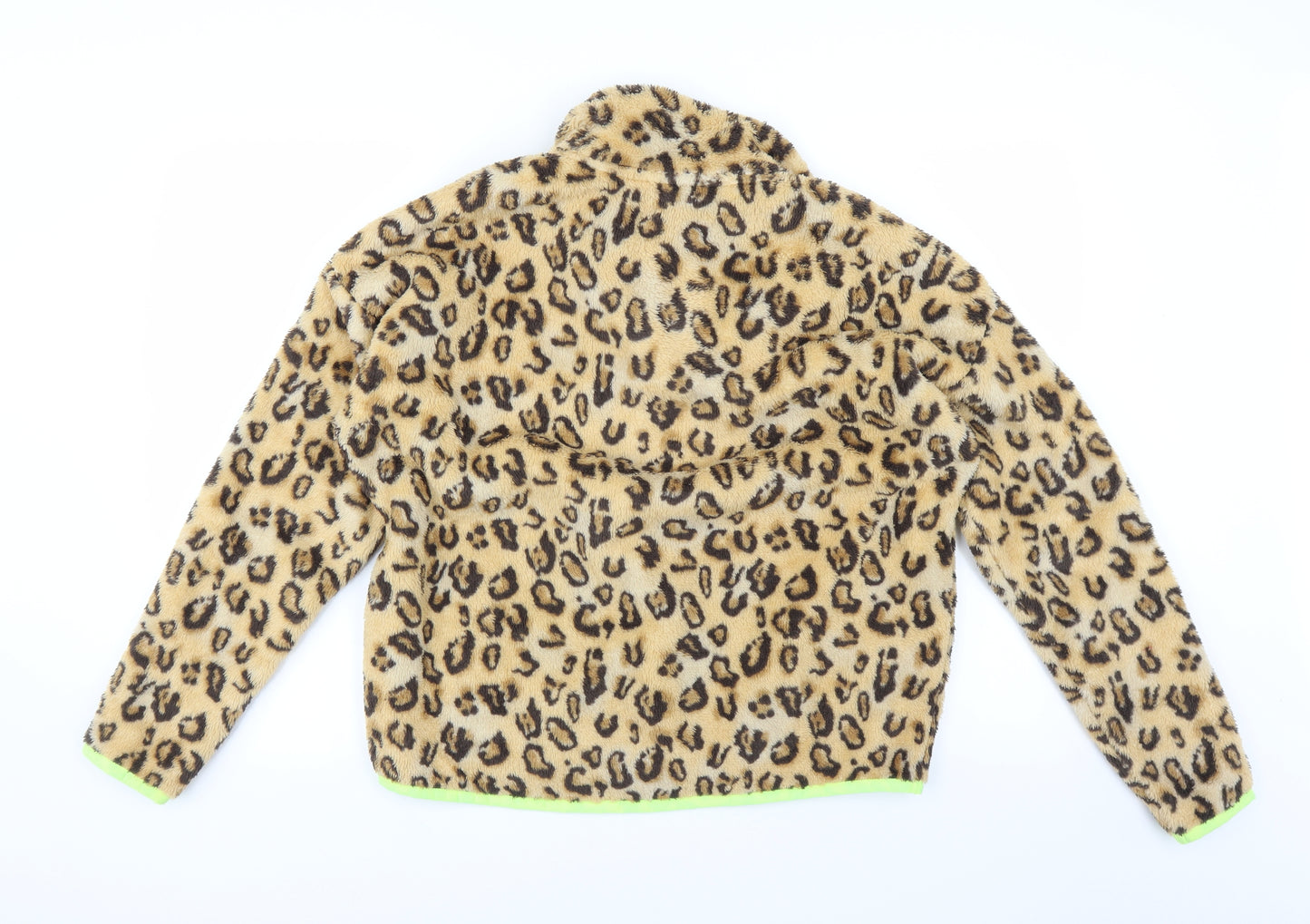 RBX Womens Brown Animal Print  Pullover Jumper Size L