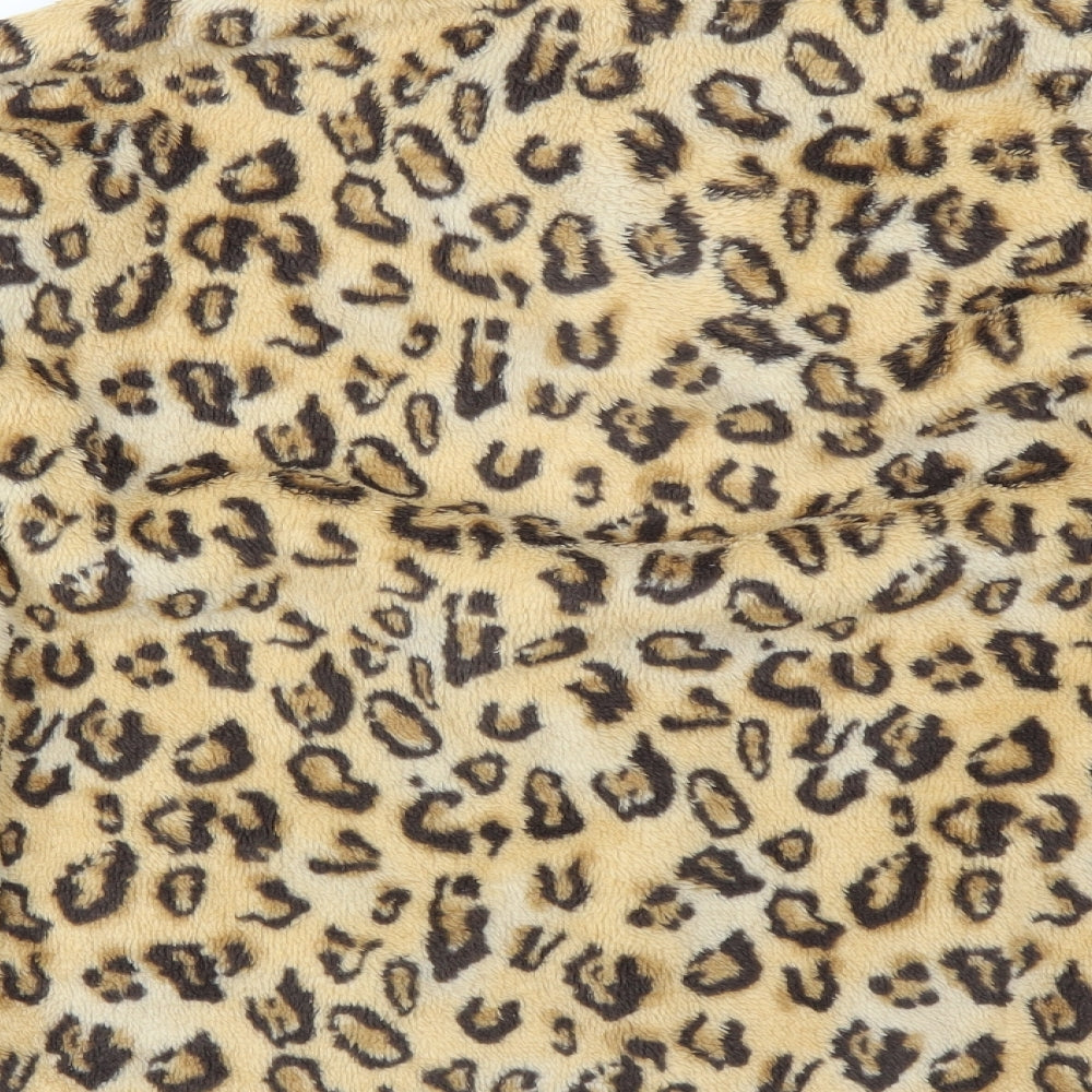 RBX Womens Brown Animal Print  Pullover Jumper Size L